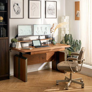 吱物吱物stylish电动升降桌智能电脑桌书桌学习桌站立办公高级