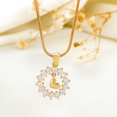 Pendant collarbone chain hollowed out necklace neck chain