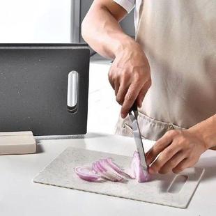 Marbling Chopping Board with Holder Plastic Food Cutting