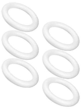 6 Pcs Foam Ring Circle Foams Air Dry Clay for Kids