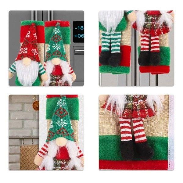 2Pcs Holiday Themed Fridge Handle Covers Refrigerator