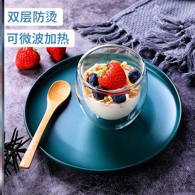 Cute Bear Double-layer Coffee Mug Double Glass Cup Carton 1