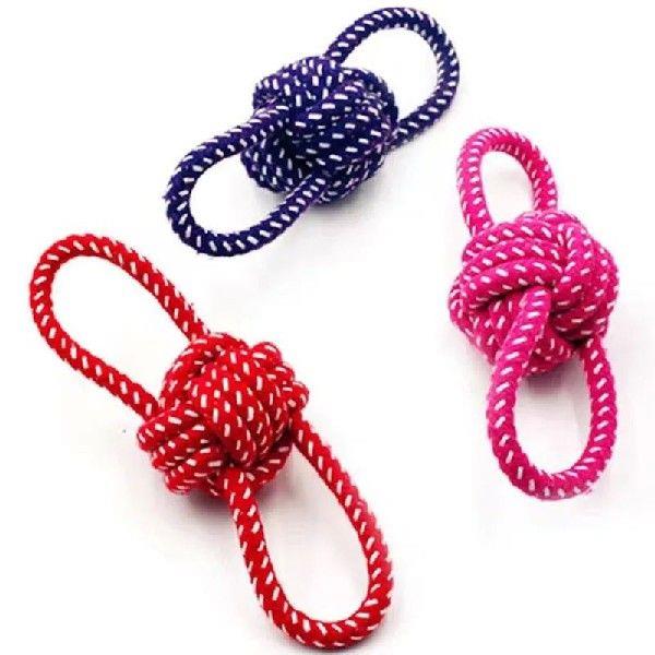 Dog Toy Ropes Interactive Dog Toys Bite-resistant Rope Ball