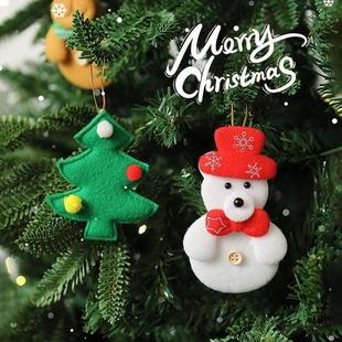 Santa Set Snowman Bell Decor Christmas Hanging Ornament