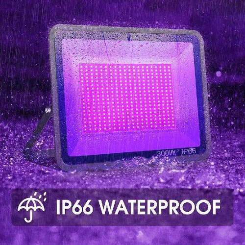 200W 300W LED Black Lights UV Flood Light IP66 UV Resin