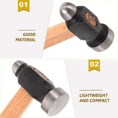 Round Head Wooden H Hammer Small Size Lightweight Compact