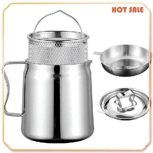 ABFA Stainless Steel Oil Filter Pot, 304 Stainless Steel