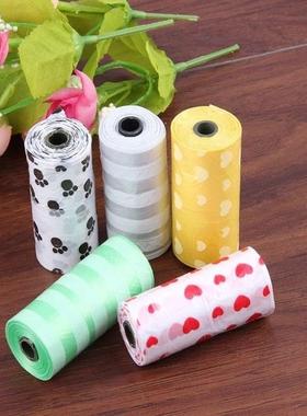 5 Rolls Cat Litter Scoop Pooper Bags Biodegradable Pet Dog P