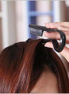 Hair Styling V-comb Messy Hair Finishing Comb Straightening