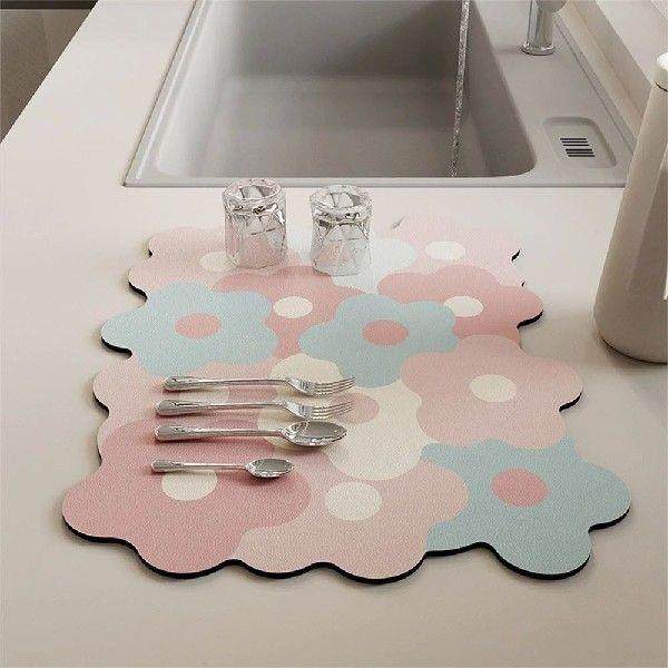Drain Pad Norse Irregular Flower Rubber Thickness 4mm