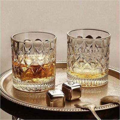 red wine set crystal whiskey glass cup old fashioned cup