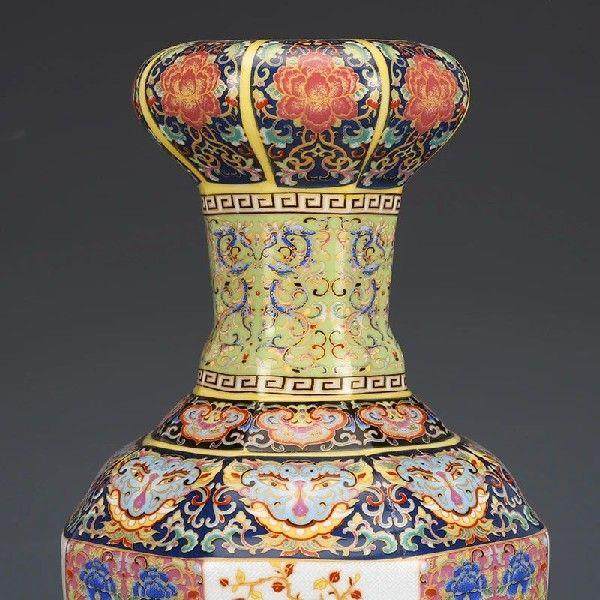 Vase Jingdezhen Ceramics Decoration Package Enamel Bulbous
