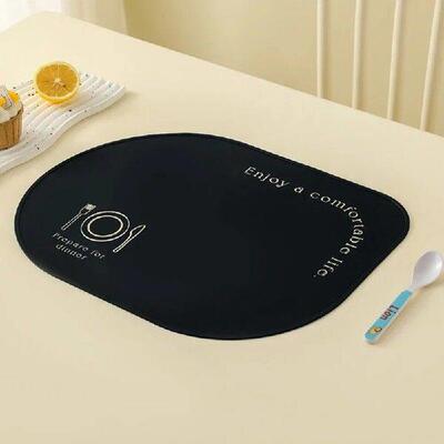 Creative Raised Edge Silicone Placemats Eco-Friendly