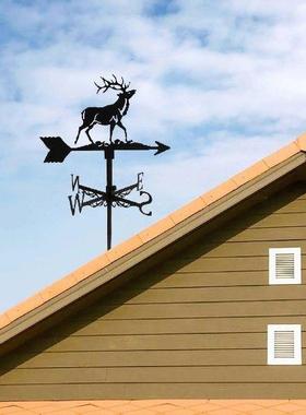 Buck Shape Weathervane Roofs Weather Vane Outdoor Ornament