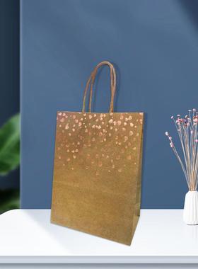 12pcs Kraft Paper Bags Snowman Christmas Gift Bags with Hand