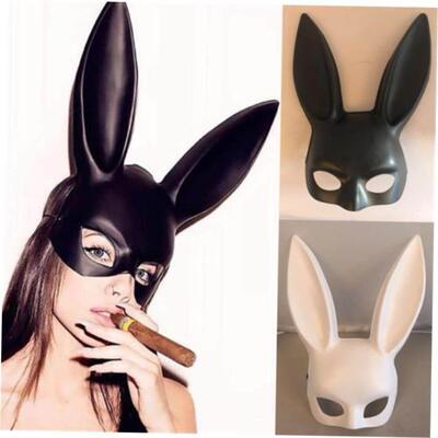 1Pc Halloween Laides Bunny Mask Party Bar Nightclub