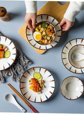 18-piece set of bowls and plates set of ceramic bowls and pl