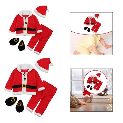 Children Santa Claus Costume Kids Christmas Santa Costume fo