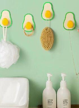 2PCS Strong Wall Hook Self Adhesive Creative Avocado