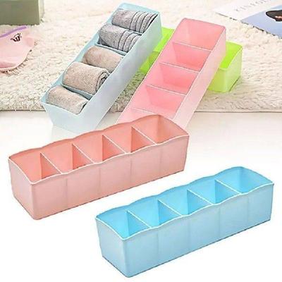 Useful PP Sundries Storage Box Storage Container Five Grid