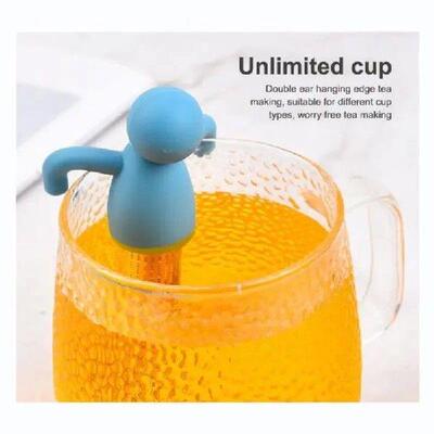 Little Man Shape Tea Infuser Strainer Sieve Silicone