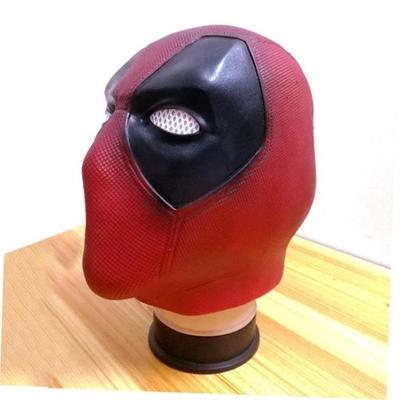 Movie Deadpool Cosplay Mask Latex Full Head Helmet Deadpool1