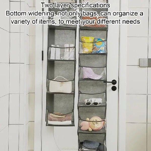 Over Door Organizer Wall Mounted Behind The Door Storage