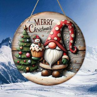sign 1pc wooden decorations merry christmas