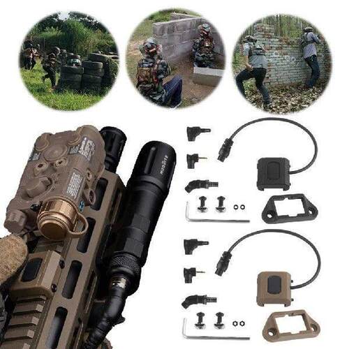 Modbutton Weapon Lights Switch with Mount Kit Pressure Tape