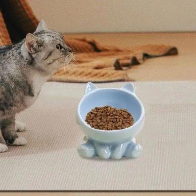 Cat Feeding Bowl Cute Feeding Raised Pet Food Bowls Cat