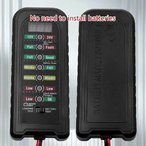 LED Indication Car Battery Tester Fault Detector Alternator