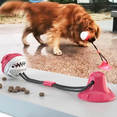 Dog Toys Silicon Suction Cup Tug Interactive Dog Ball Toys s