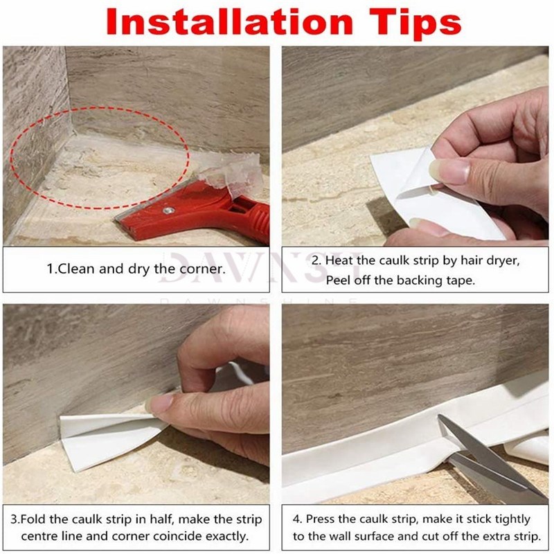 Rubber Waterproof Sealing Strip Sealant Tape Mildew Resista