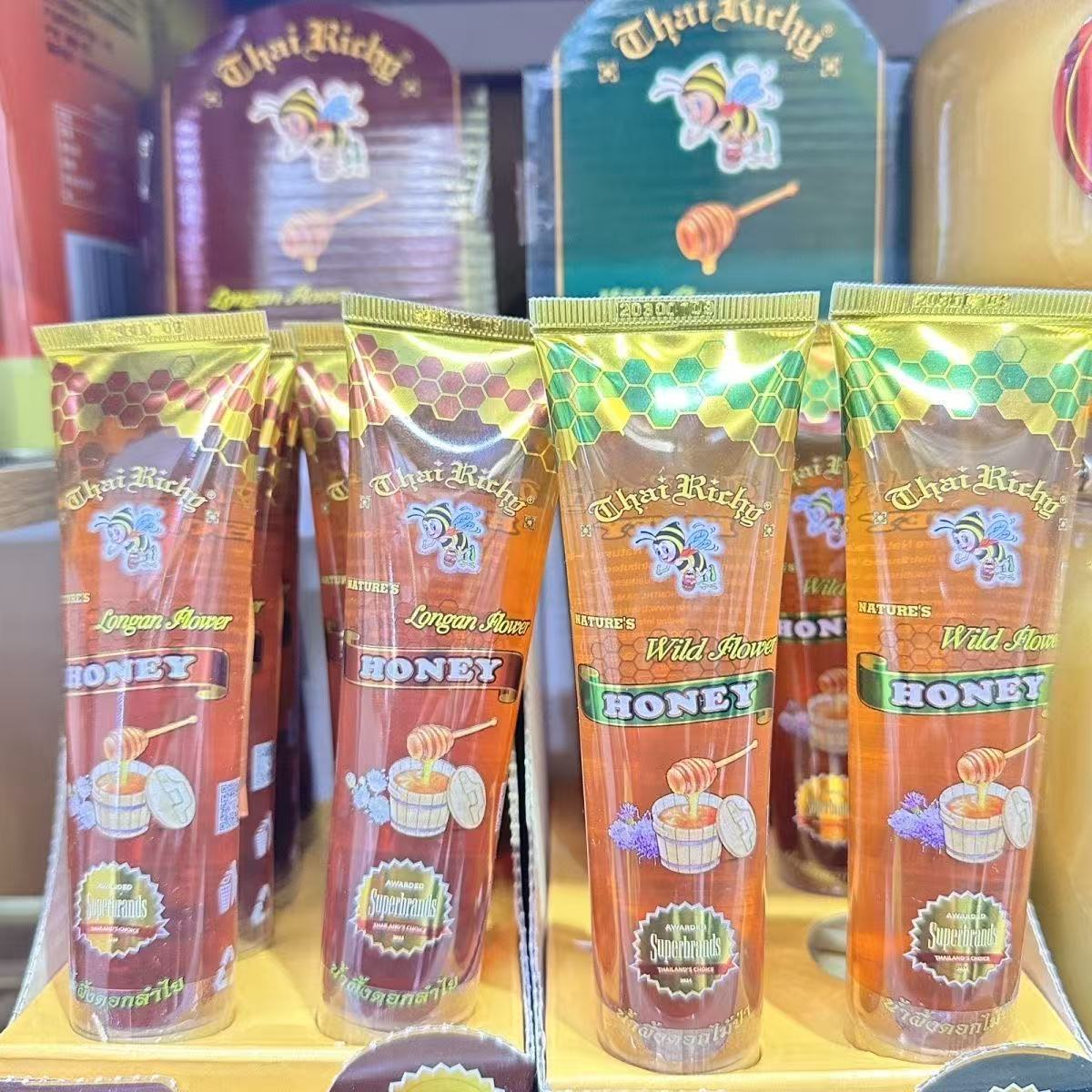 泰利祺龙眼花蜂蜜100g泰利祺野花蜂蜜100g,到期日2030年1月