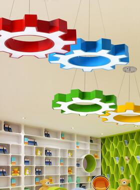 高教装室齿轮灯创服装店造型灯工业风网咖健身房乐饰146幼儿园意