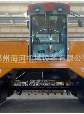 2设02动1堆机XTT有机肥翻抛机,全自翻耙翻机翻堆机有机肥发酵备