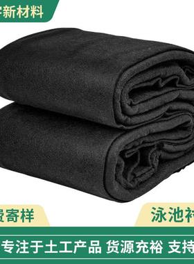 跨境出口池塘衬布白泳池衬布塘衬垫圆布形土池工LJS工程布色无纺