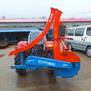 麦秸田青杆碎回机收 干田湿农QCO作物秸秆揉碎机 单行秸秆打还机