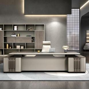 大公办公家俱老板桌简约台现代大班总经理629高档气办室办公桌椅