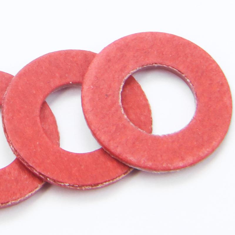绝缘垫片 红纸垫圈 快巴子纸红介绝缘平垫垫红纸 M7682M3钢M4M5M6