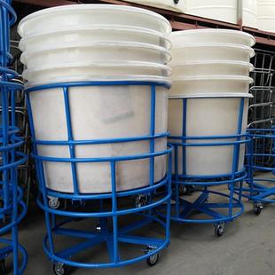 24.9.18针织厂周布转染色推车 用配桶轮子纺织车间用印染圆落布