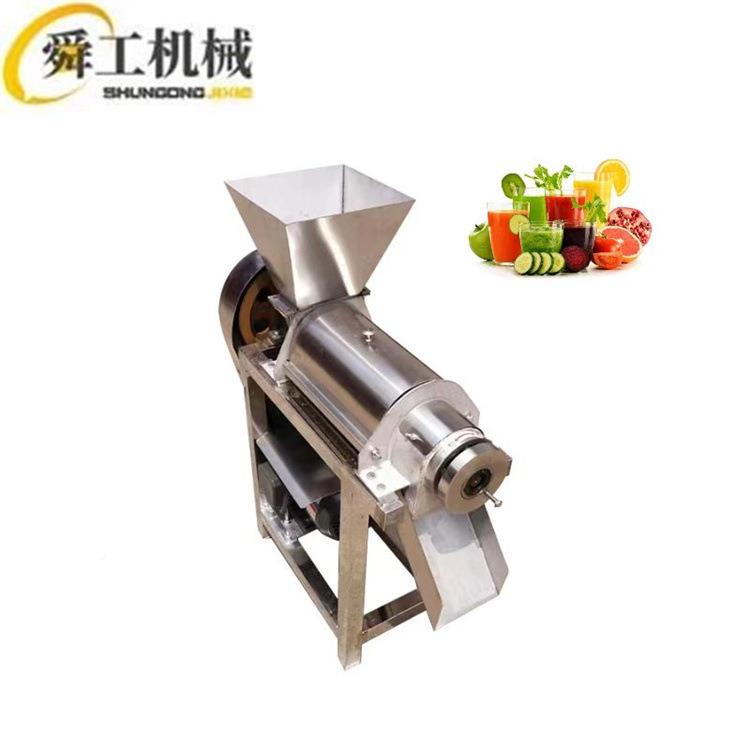 蔬大型工业黄BBK桃榨汁机 商用多能螺旋破碎压功三榨机 果华李打