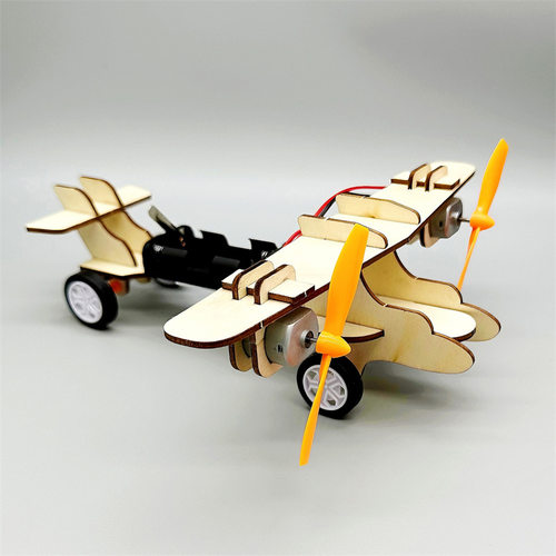 双翼滑行飞机科学小实验手工制作发明diy材料小学生物理steam教育