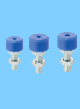 UNAHM4/5/6/8-10-20~50止动螺栓头部蓝色内六角孔MC尼龙螺丝TDC63