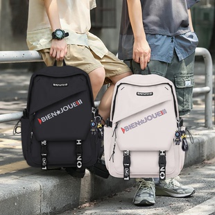 双肩包2026大学生小众旅行书包男生休闲初中高中生大容量新款女孩