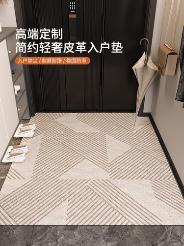 入户门垫轻奢高级免洗防滑进门脚垫大门口脚垫可裁剪地毯可定制