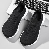 Large-sized wide-toe shoes for men and women in autumn, breathable mesh, wide sole with fat, wide last, carbon plate cushioning, large-head running shoes thumbnail 5