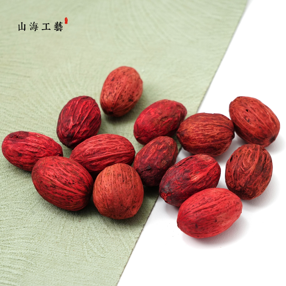 【木芒果红色】进口植物果实干果天然果子手工diy材料圣诞素材