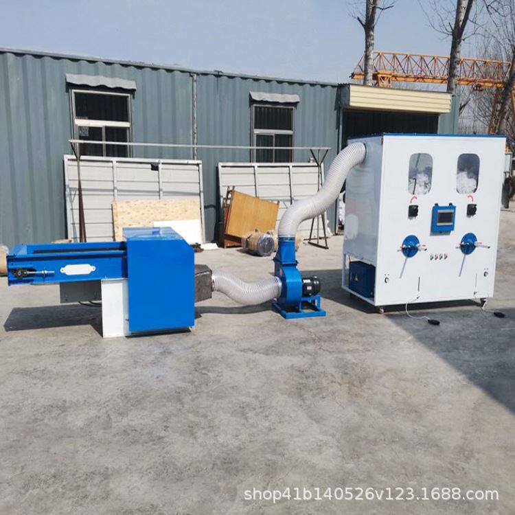 pp棉充棉机去哪买 丝绵开松充装机 沙发后背枕芯充棉机