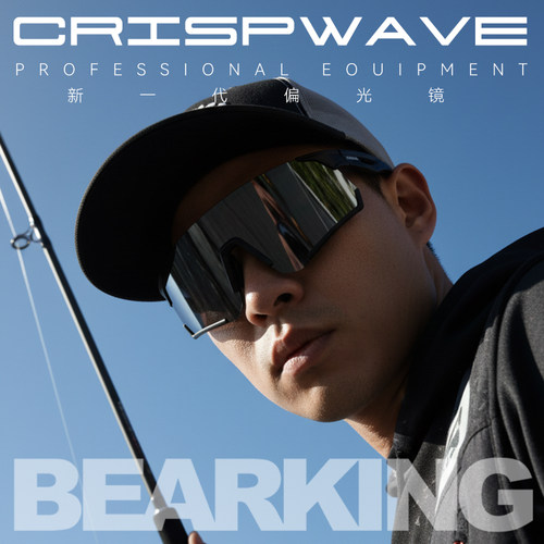 熊王BearKing偏光镜墨镜垂钓户外防紫外线全镀膜眼镜黑银两色